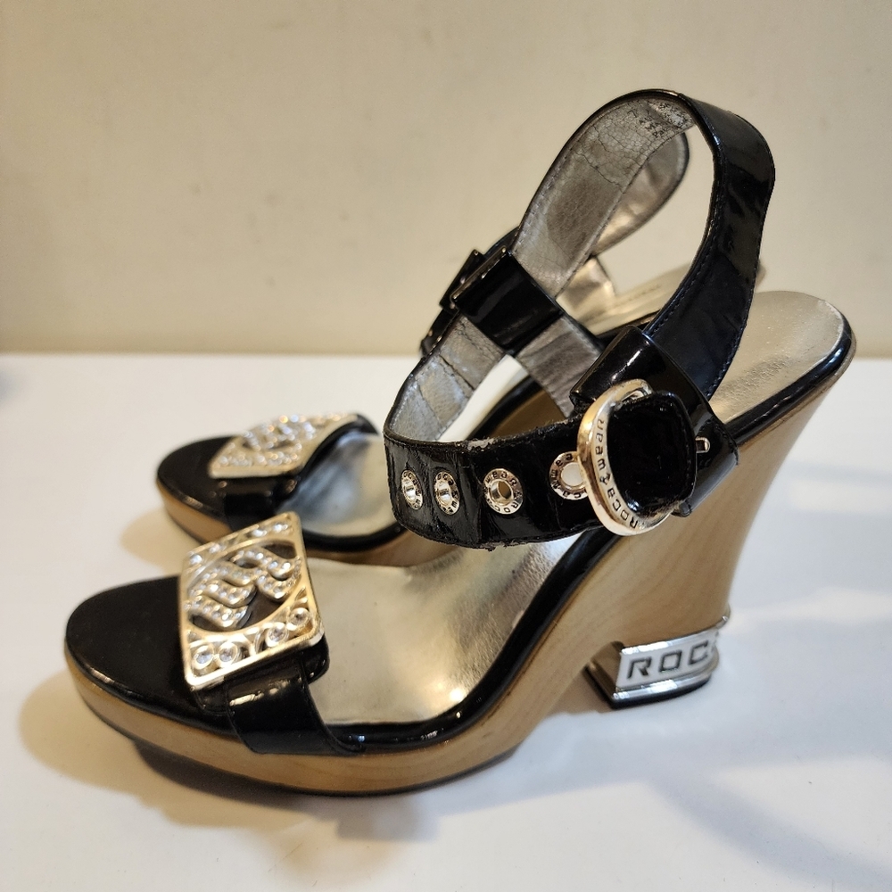 ROCAWEAR Sarinna Ringstone Wedges sandals size 7